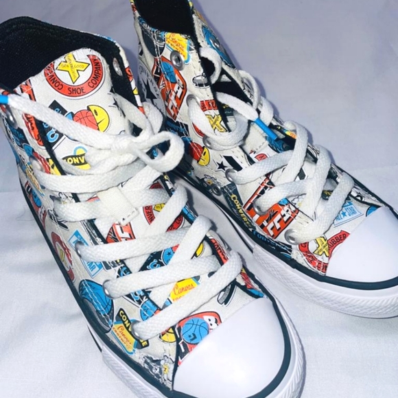 All star Converse boys jump ball junior sneakers size 13 - Picture 2 of 6